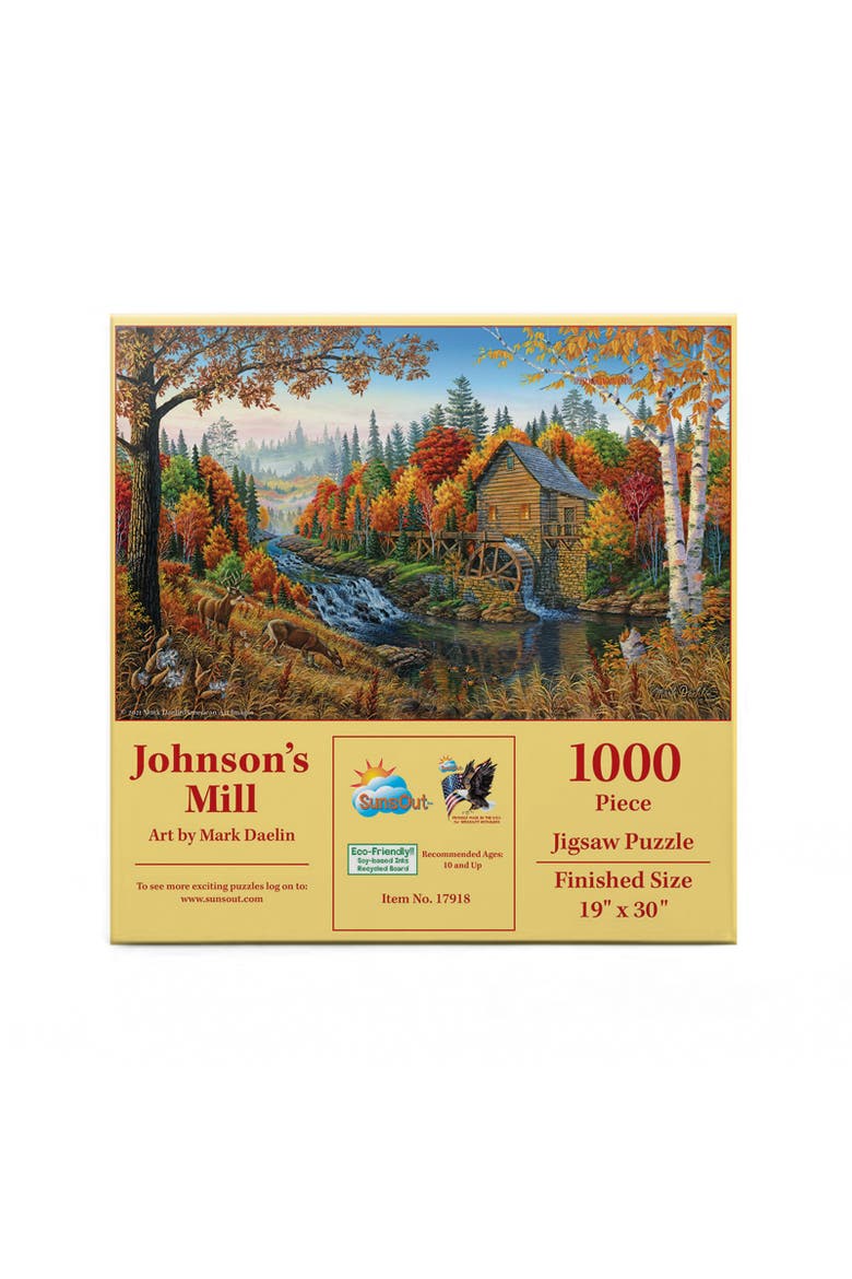 Johnson's Mill 1000 piece Jigsaw Puzzle for Adults, Alternate, color, Multicolor