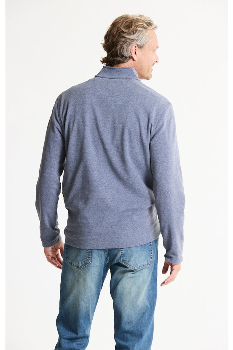 Ultra Soft Heather Pullover Quarter Zip, Alternate, color, BLUE
