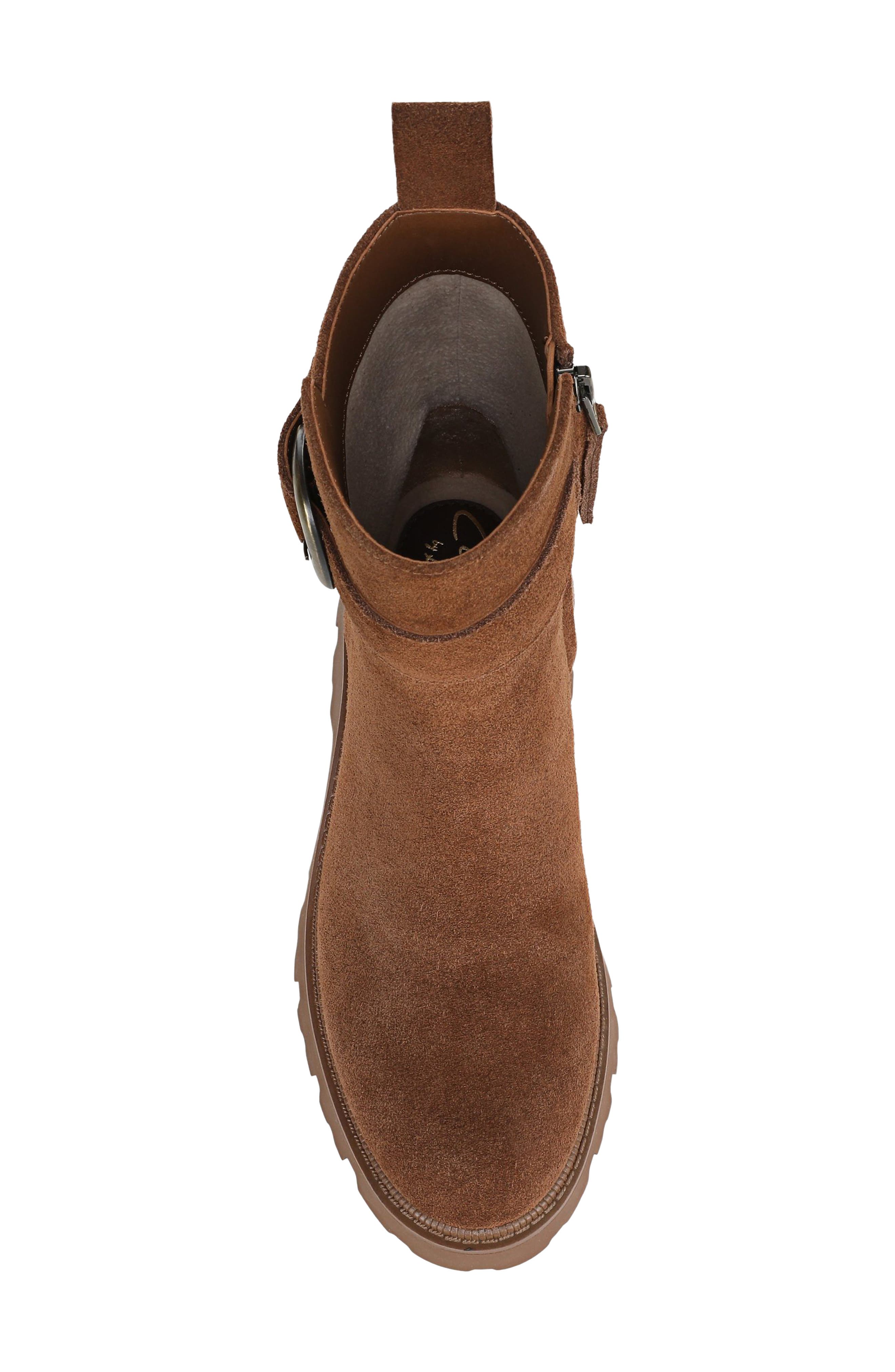 Circus NY by Sam Edelman Primm Lug Sole Bootie, Alternate, color, Maple Ginger