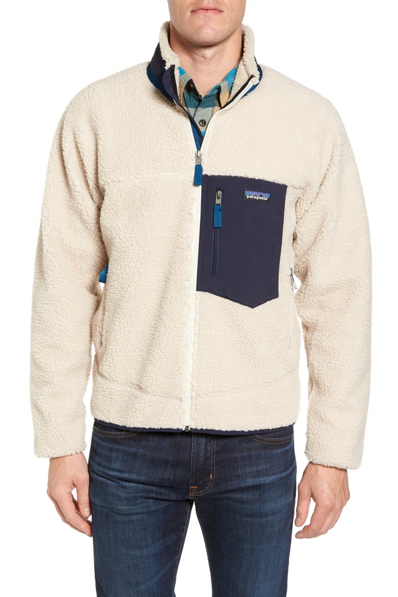 Retro-X Fleece Jacket, Main, color, NATURAL