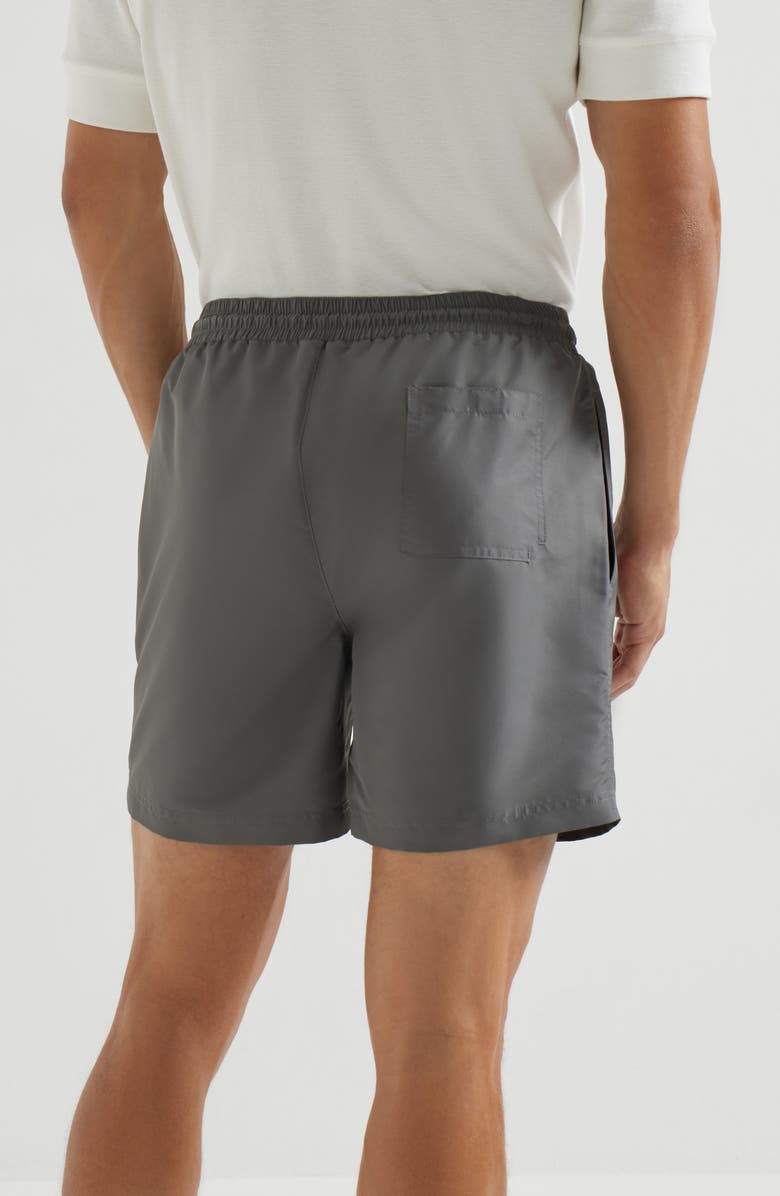 Brunello Cucinelli Swimsuit, Alternate, color, Grey