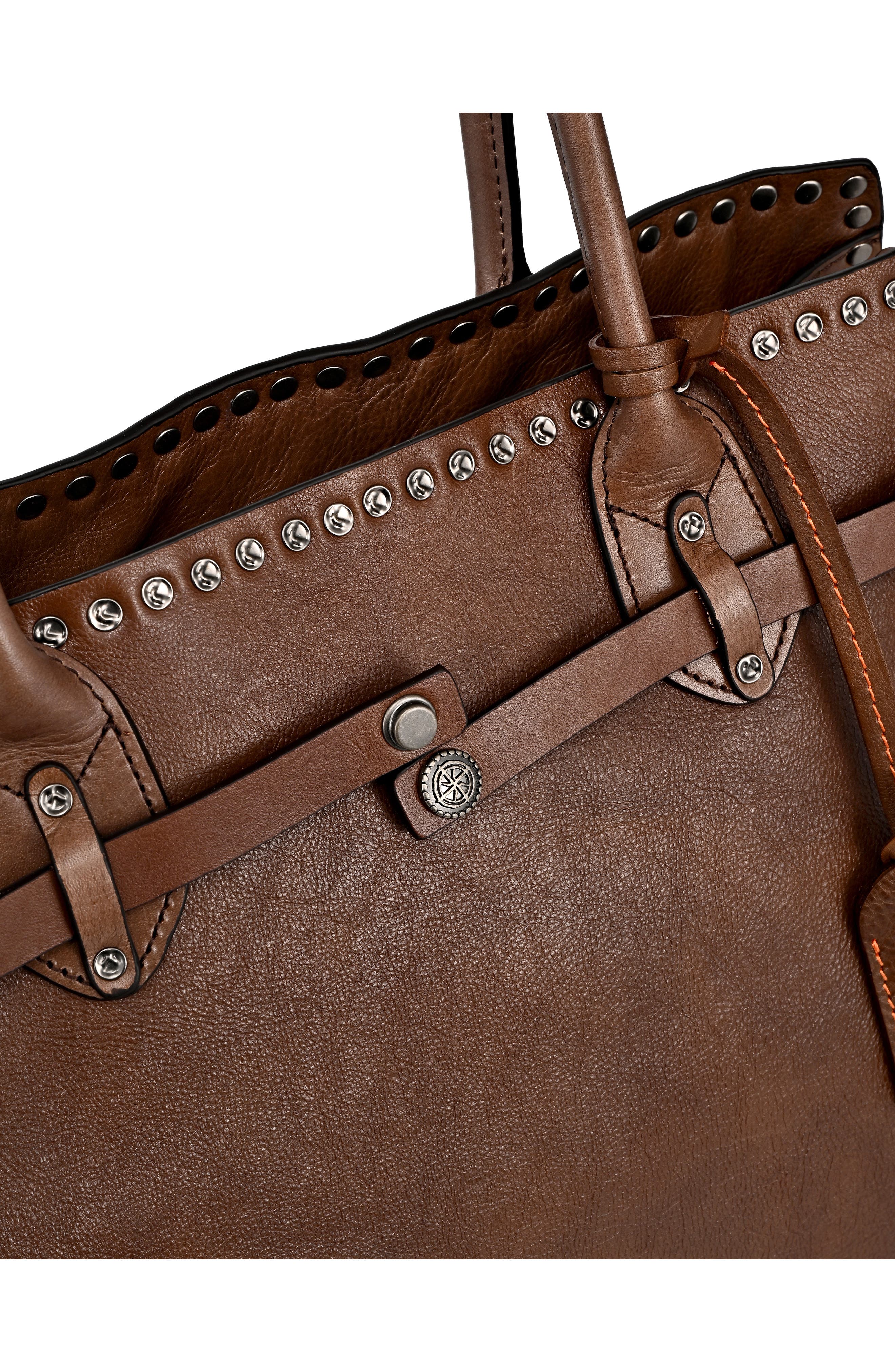 Westland Leather Satchel Bag, Alternate, color, STONE