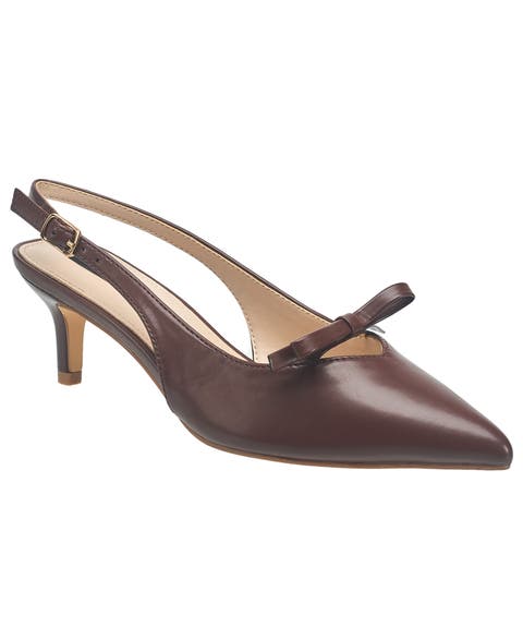 Quinny Slingback Kitten Heel