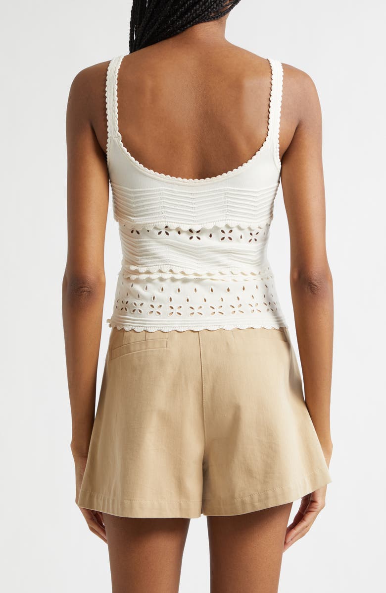 Ulla Johnson Sea Eyelet Camisole, Alternate, color, Cowrie