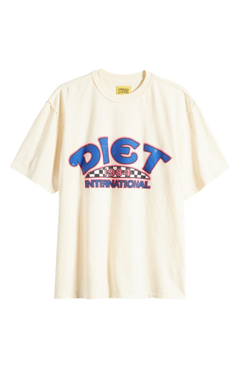 DIET STARTS MONDAY Diet International Graphic T-Shirt, Alternate, color, Antique White