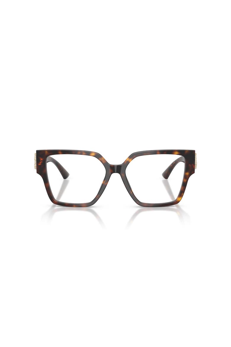 55mm Square optical glasses, Alternate, color, Tortoise
