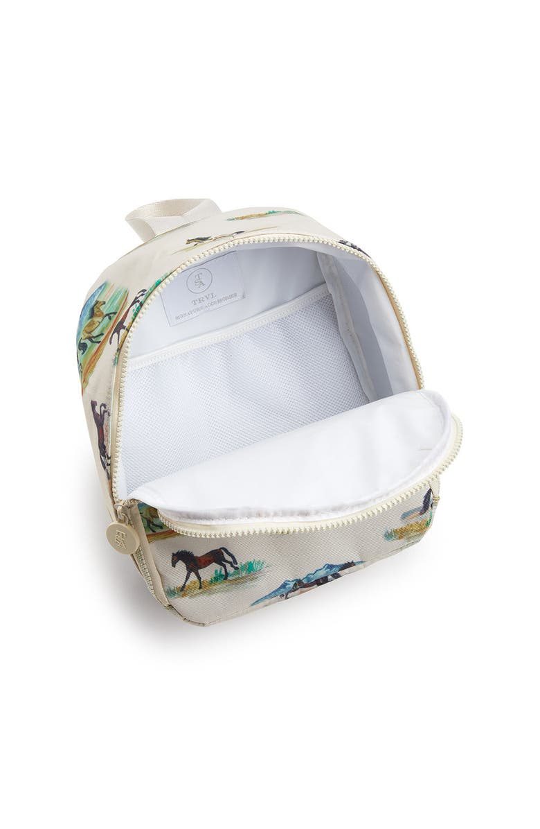TRVL Design Wild Horses Lunch Bag, Alternate, color,