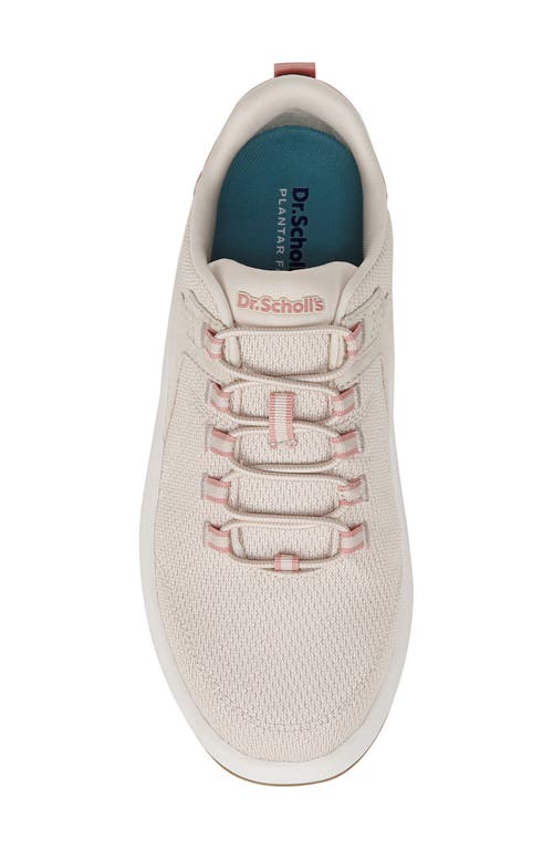 Shop Dr. Scholl's Feel At Ease Plantar Fasciitis Slip-on Sneaker In Light Beige