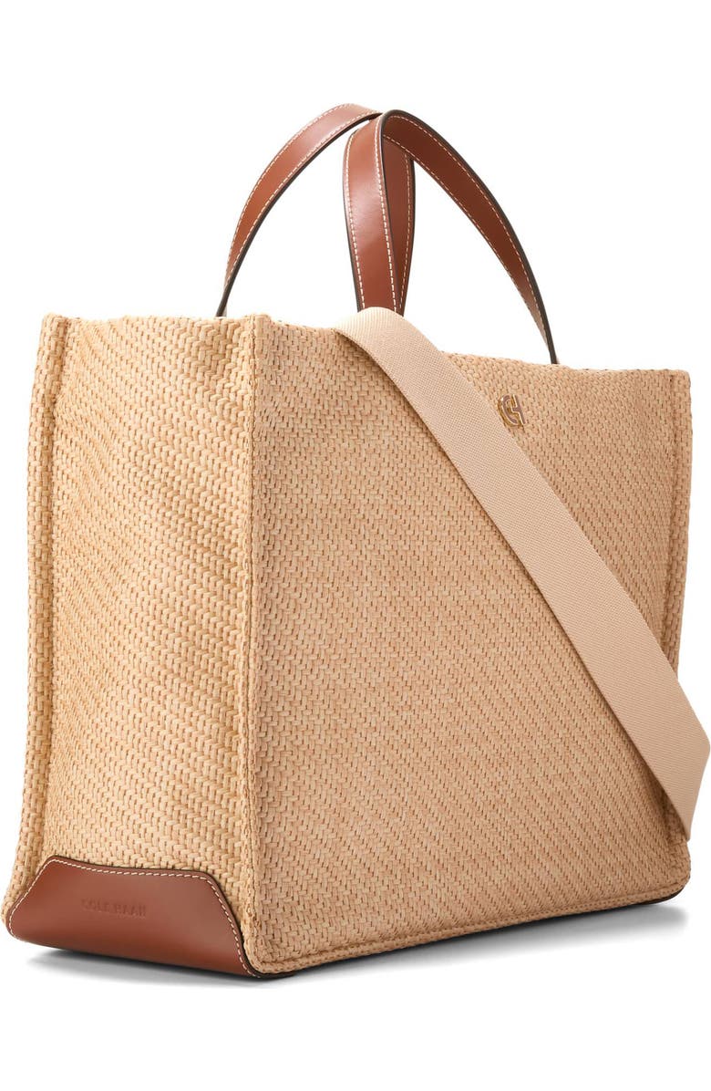 Cole Haan Montecit Medium Straw Tote Bag, Alternate, color,