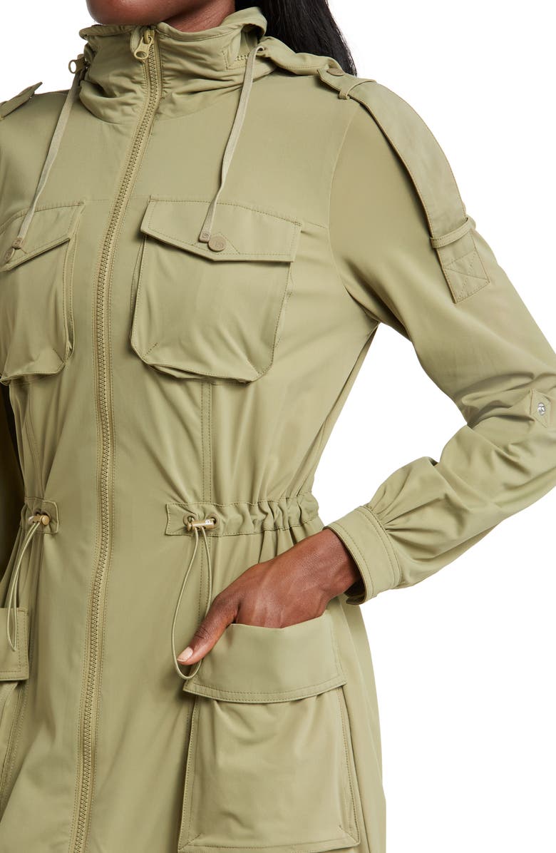 Blanc Noir Mastermind Hooded Jacket, Alternate, color, Green