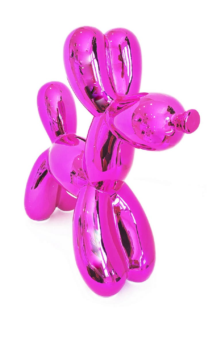 INTERIOR ILLUSIONS Hot Pink Balloon Dog, Alternate, color, Hot Pink