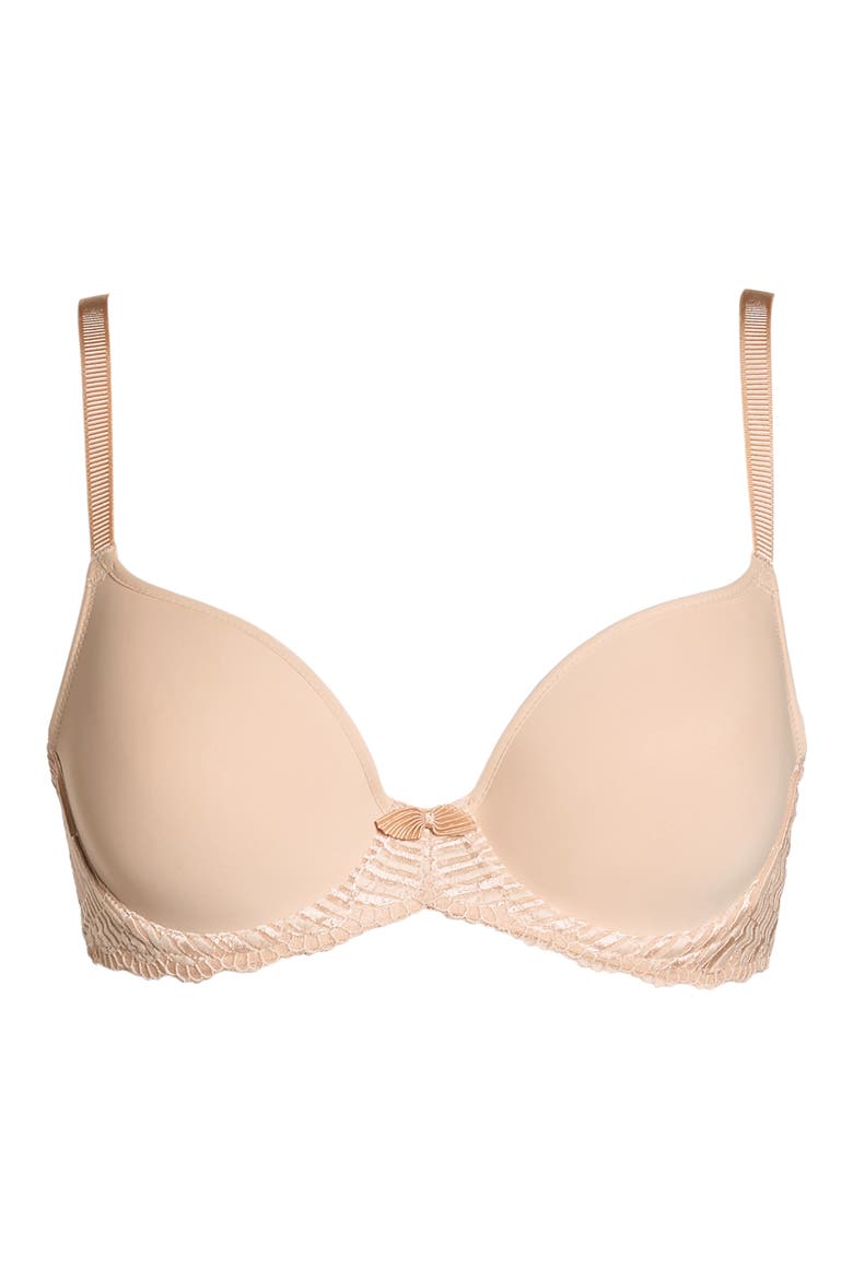 La Femme Underwire T-Shirt Bra, Alternate, color, NATURALLY NUDE