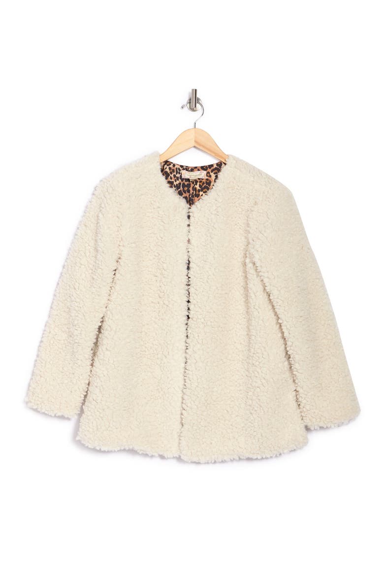 London Fleece Jacket, Alternate, color, IVORY