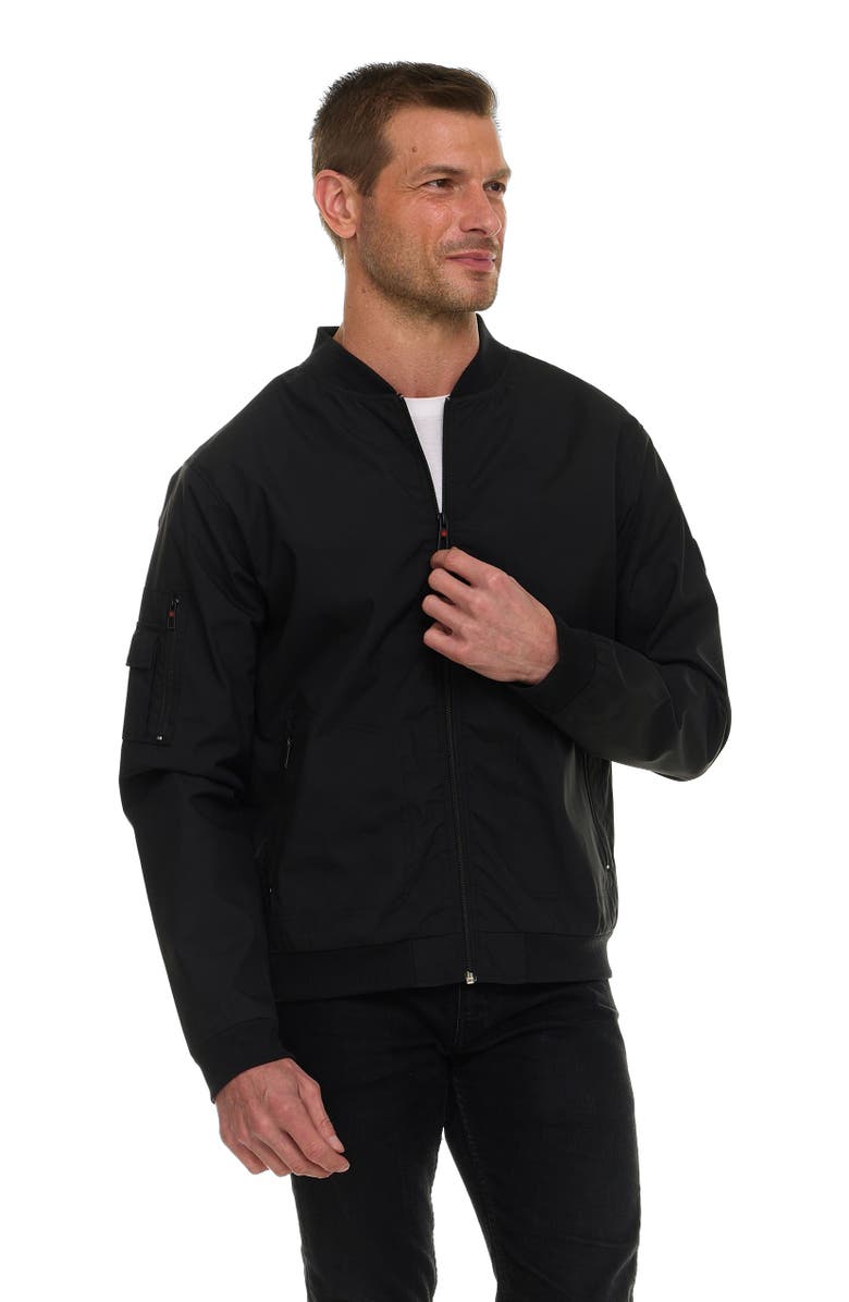 CANADA WEATHER GEAR Men's Water Resistant Microfiber Bomber Jacket, Alternate, color, 