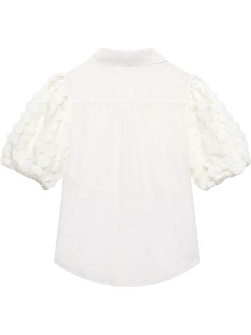 MINT VELVET MINT VELVET APPLIQUE ORGANZA SHIRT