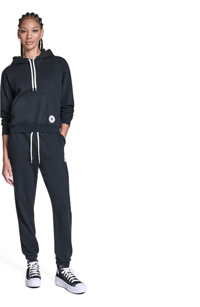 Converse Women's Chuck Patch Hoodie, Main, color, Converse Black