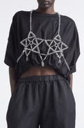 Noir Kei Ninomiya Beaded Safety Pin Harness