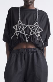 Noir Kei Ninomiya Beaded Safety Pin Harness