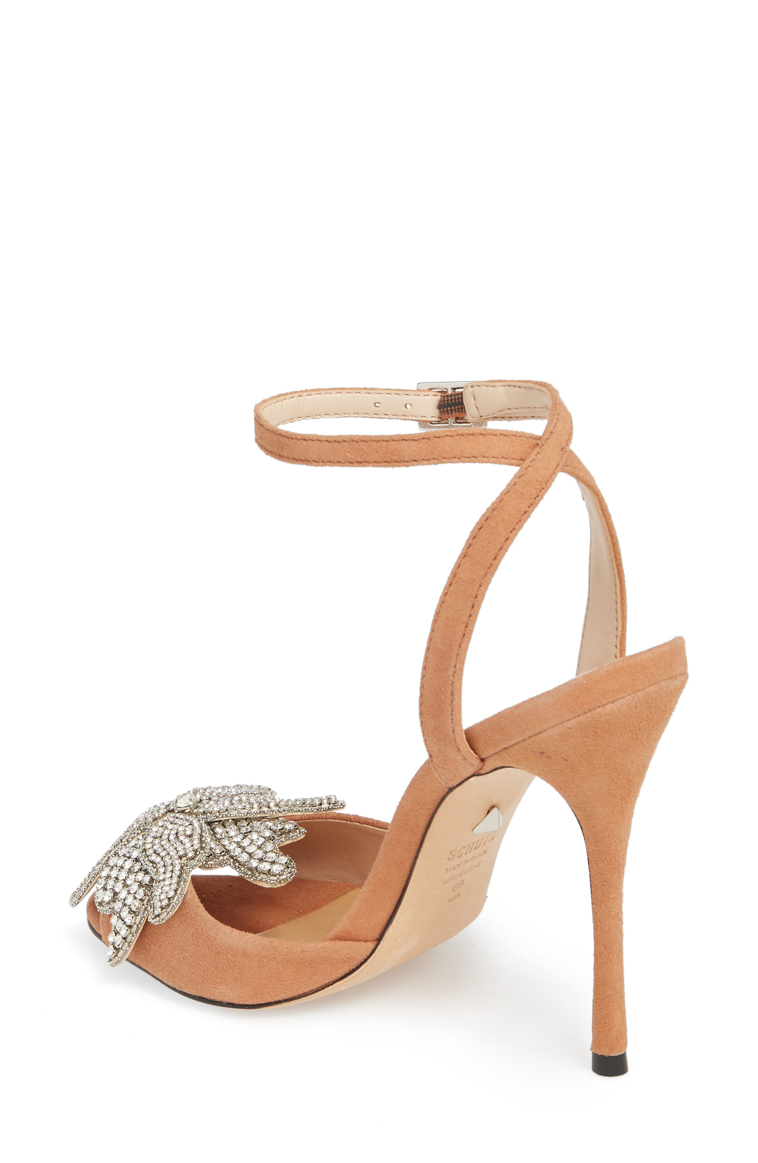 Schutz Ayanne Embellished Flower Sandal, Alternate, color, 