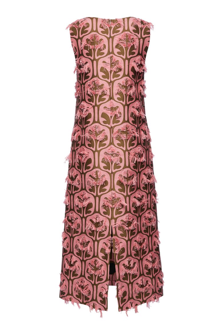 Column Dress, Alternate, color, Jacquard Gyn Chocolate