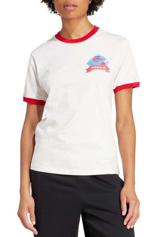Adidas Originals Adidas Lions Graphic Ringer T-shirt