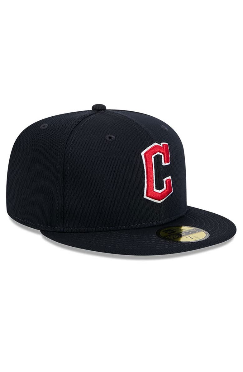 New Era Men's New Era Navy Cleveland Guardians 2025 MLB Clubhouse 59FIFTY Fitted Hat, Alternate, color, 