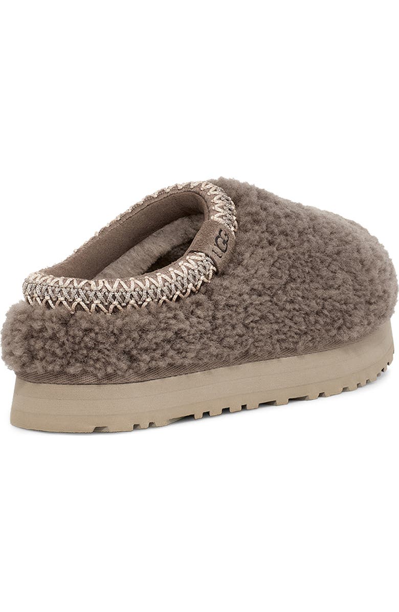 UGG<sup>®</sup> Tazz Maxi Curly Genuine Shearling Slipper, Alternate, color, Smoke Plume