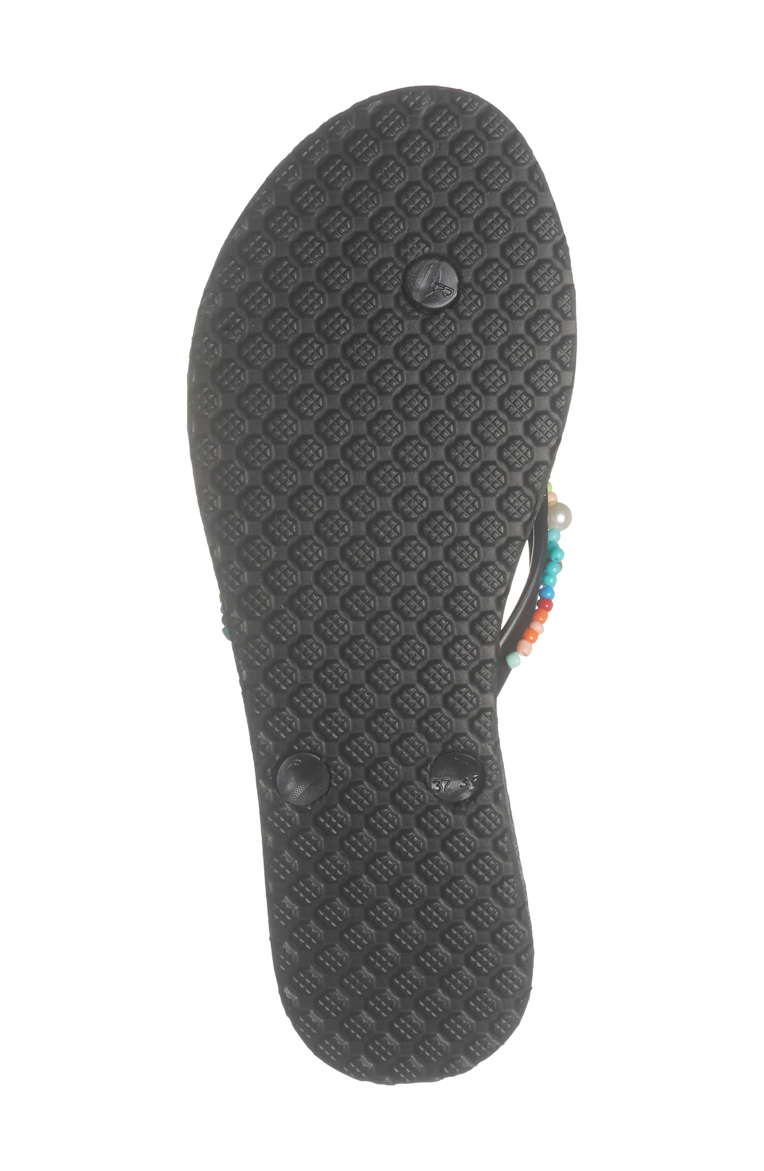 July Flip Flop, Alternate, color, BLACK