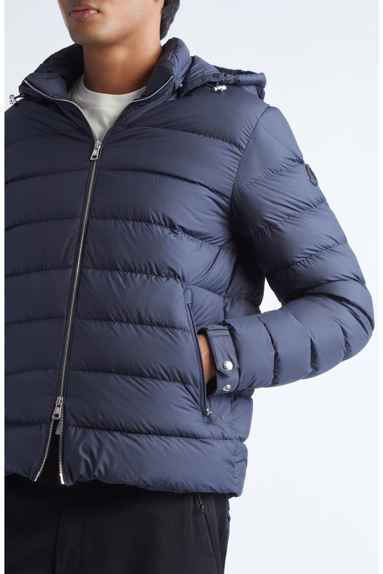 Arneb Down Puffer Jacket with Removable Hood, Alternate, color, NAVY