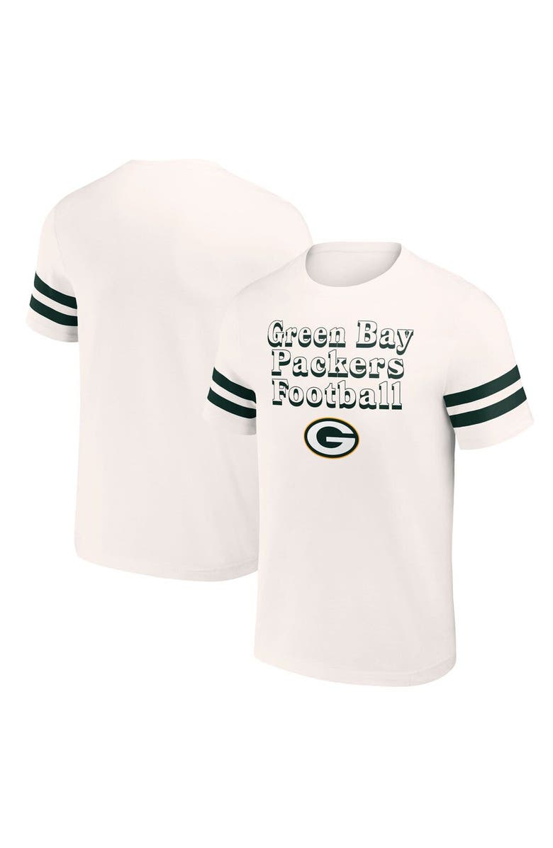 NFL X DARIUS RUCKER Men's NFL x Darius Rucker Collection by Fanatics Cream Green Bay Packers Vintage T-Shirt, Main, color, Cream