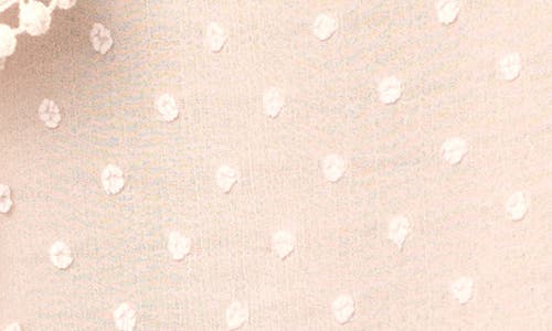GIBSONLOOK GIBSONLOOK OPHELIA RUFFLE CLIP DOT CHIFFON TOP 