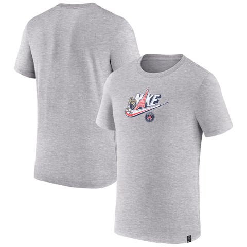 Men's Nike  Heather Gray Paris Saint-Germain Futura T-Shirt