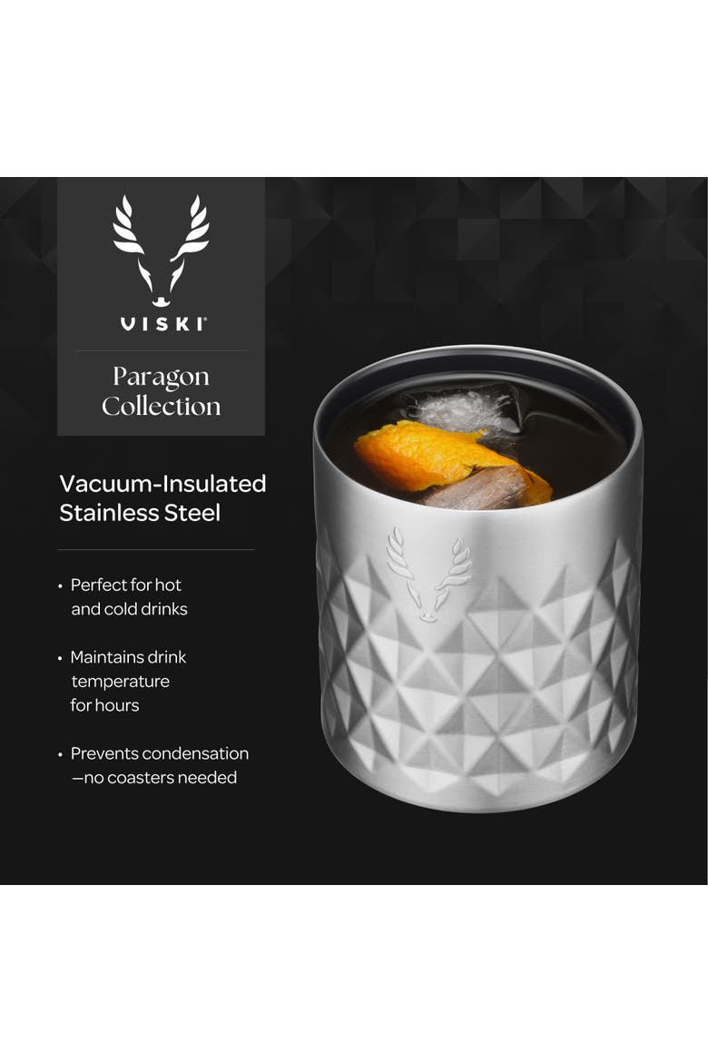 Paragon Stainless Steel Rocks Tumbler, Alternate, color, Satin Green