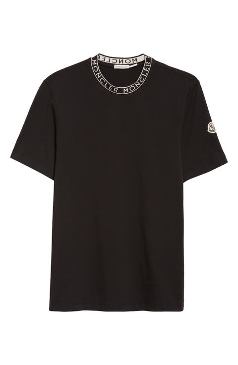 Logo Trim Cotton T-Shirt