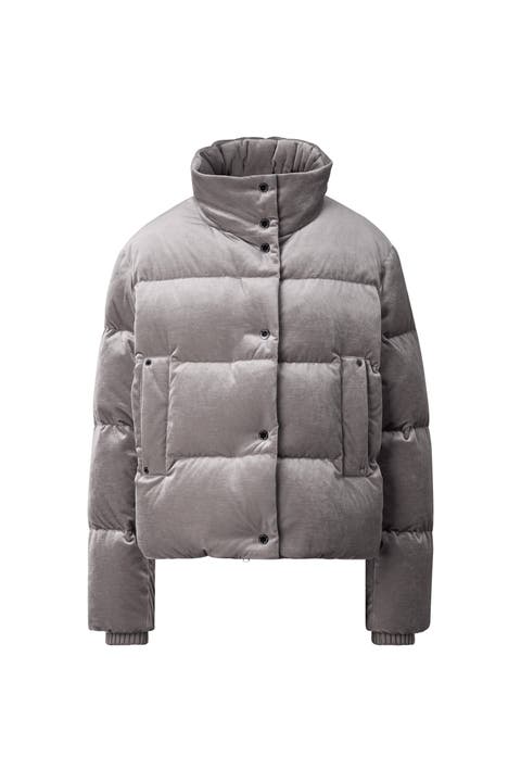 Oliva Velvet Down Jacket