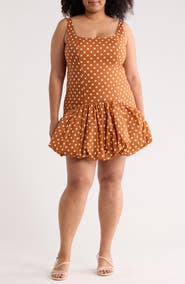 Hutch Sleeveless Drop Waist Bubble Hem Dress