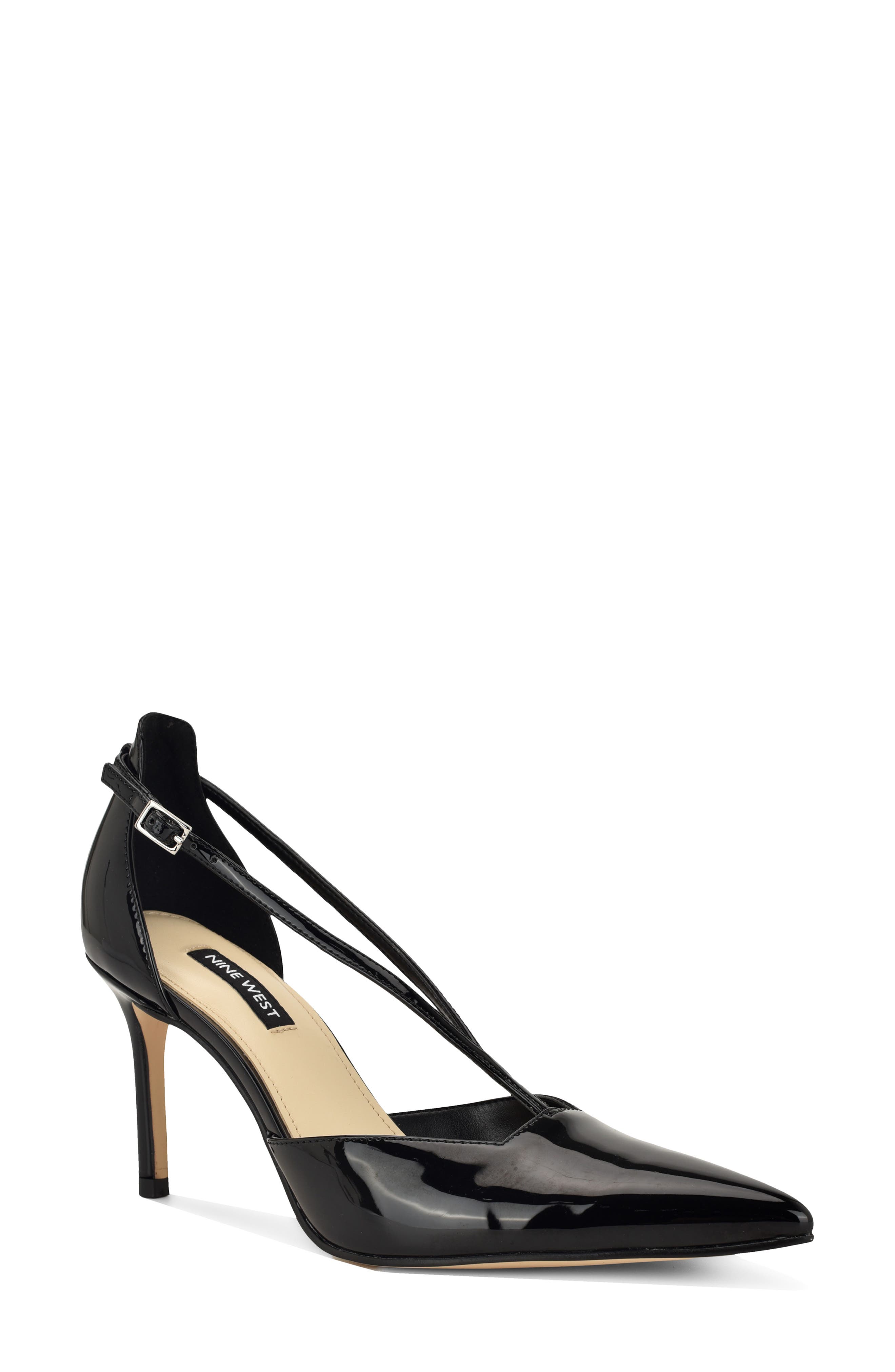 Nine West Collae Pointed Toe Pump, Main, color, Black