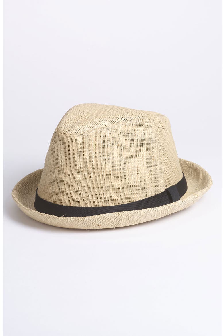 Raffia Fedora, Main, color, NATURAL