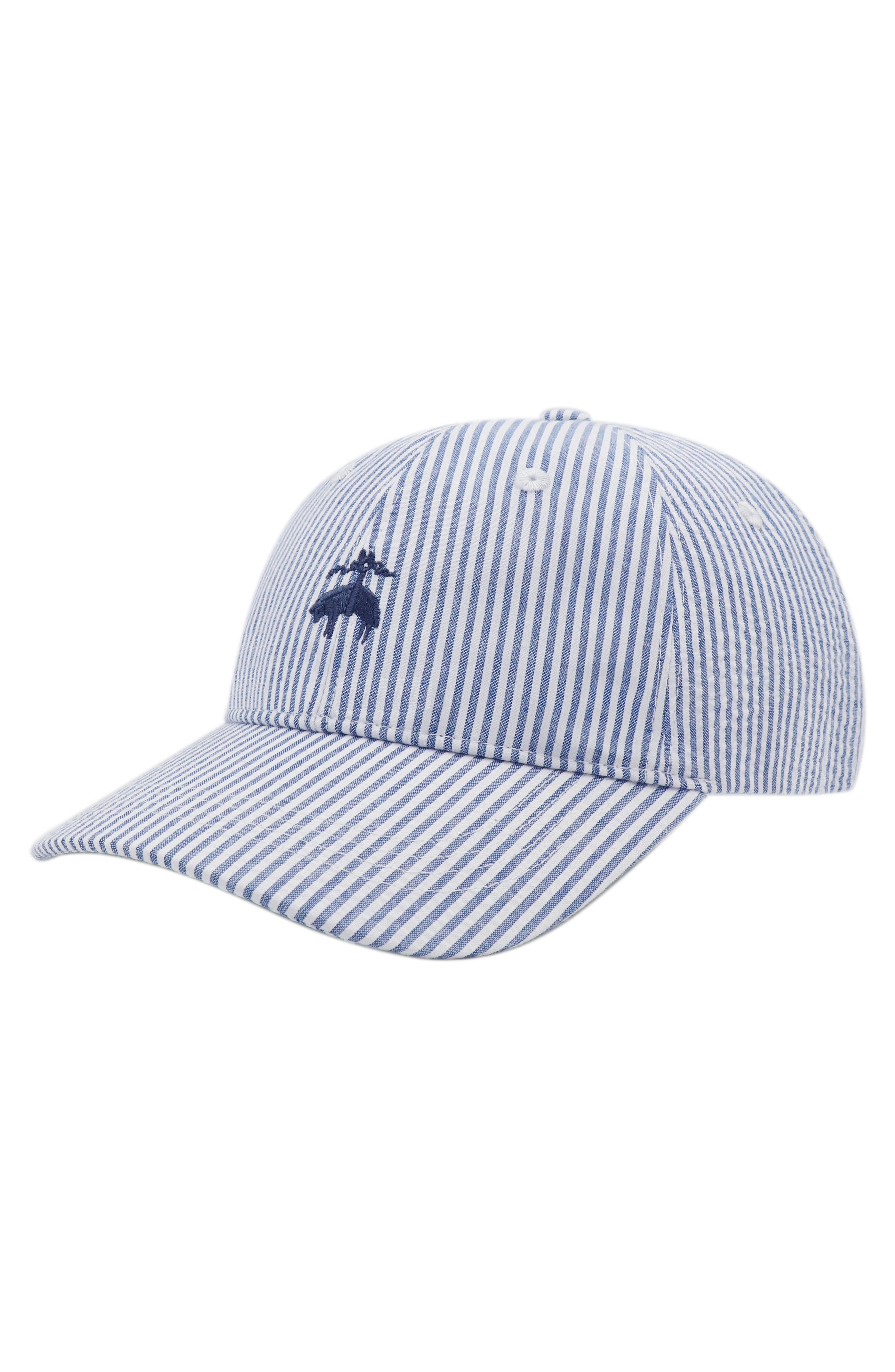 selected Striped Blue