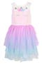 Kids' Sequin Unicorn Tiered Dress