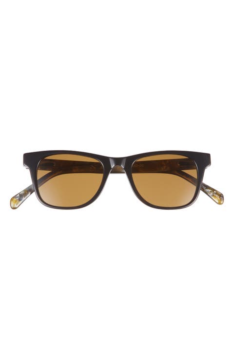 The Director 46mm Small Polarized Square Sunglasses (Average)