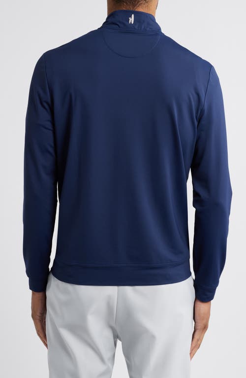 Johnnie-o Motion Performance Quarter Zip In Navy
