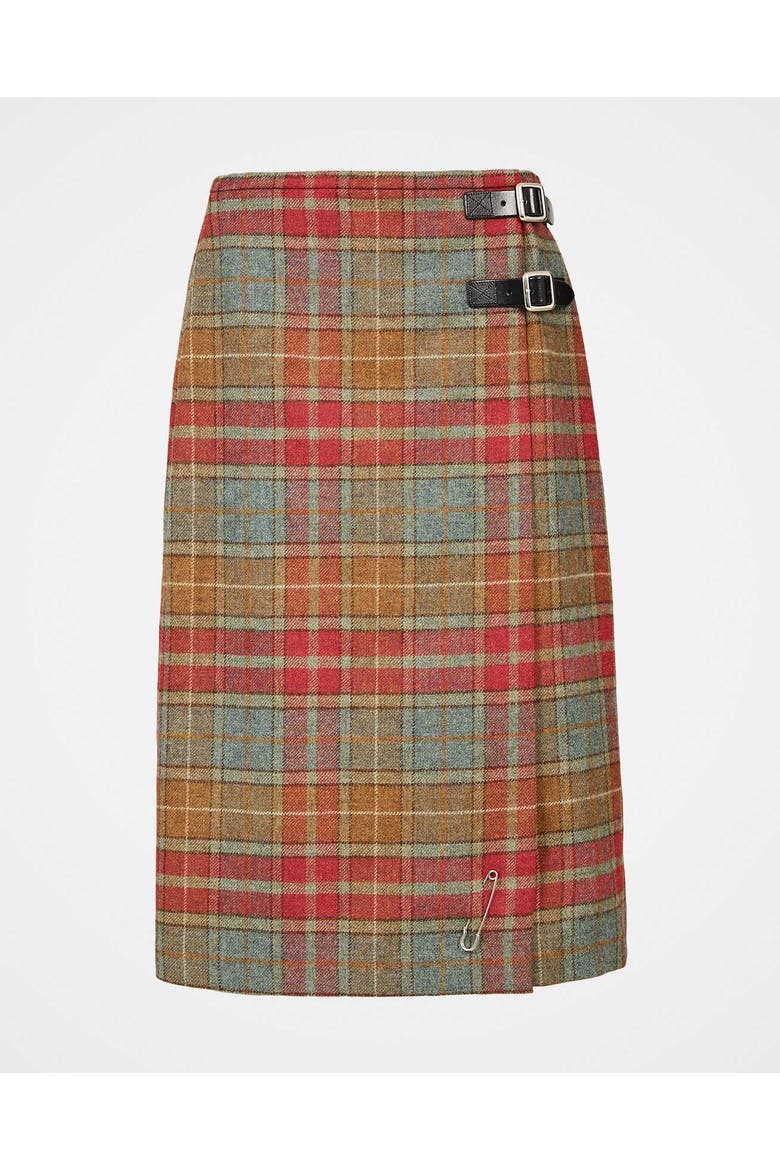 British Midi Celt Kilt, Alternate, color, Autumn Tartan
