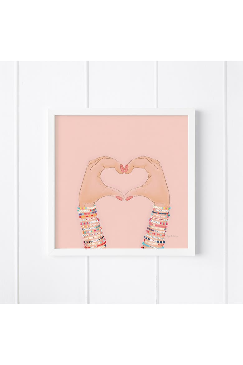 Friendship Braceletes Museum Quality 8" x 8" Art Print, Main, color, Multicolored