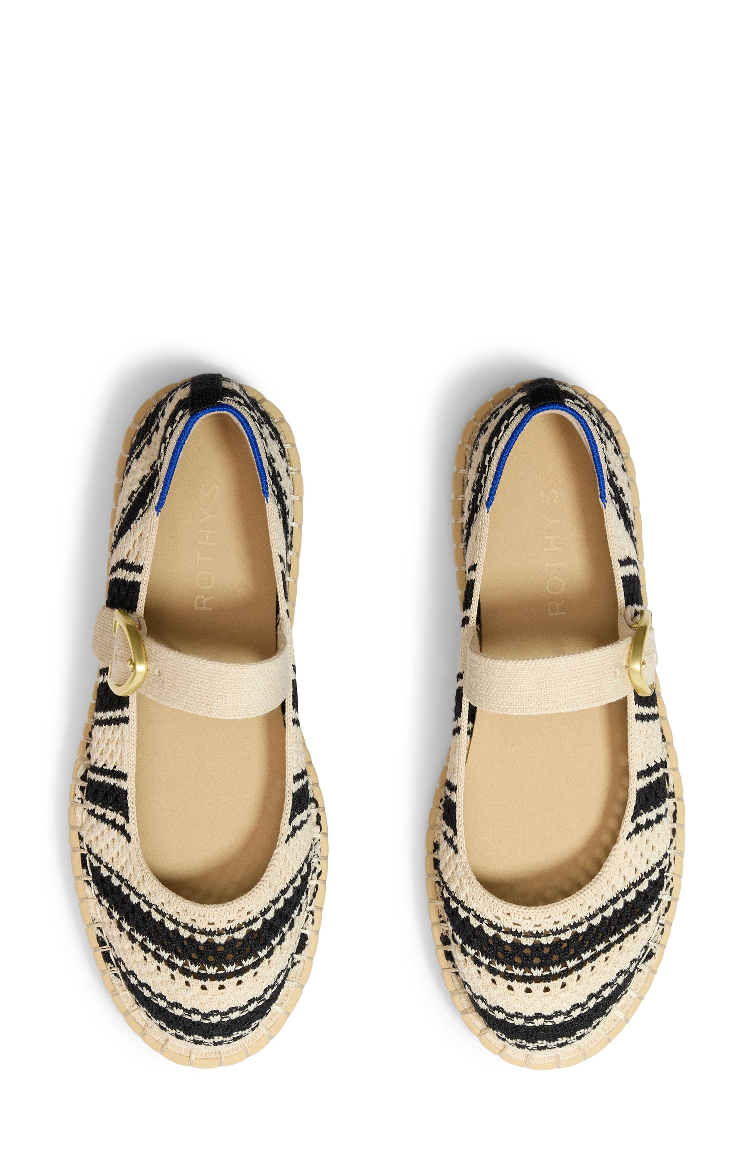 The Espadrille Mary Jane, Alternate, color, COMPASS STRIPE