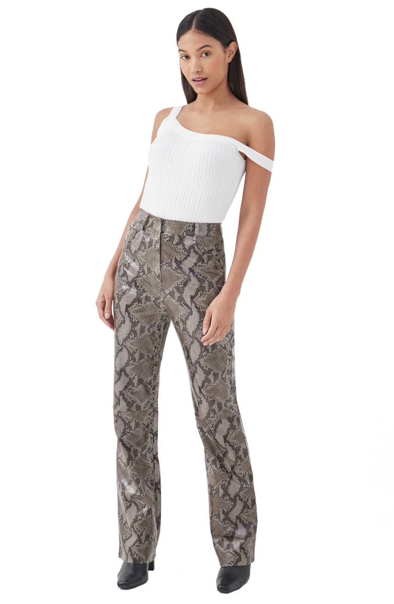 4th & Reckless Karlo High Waist Faux Leather Pants, Alternate, color,