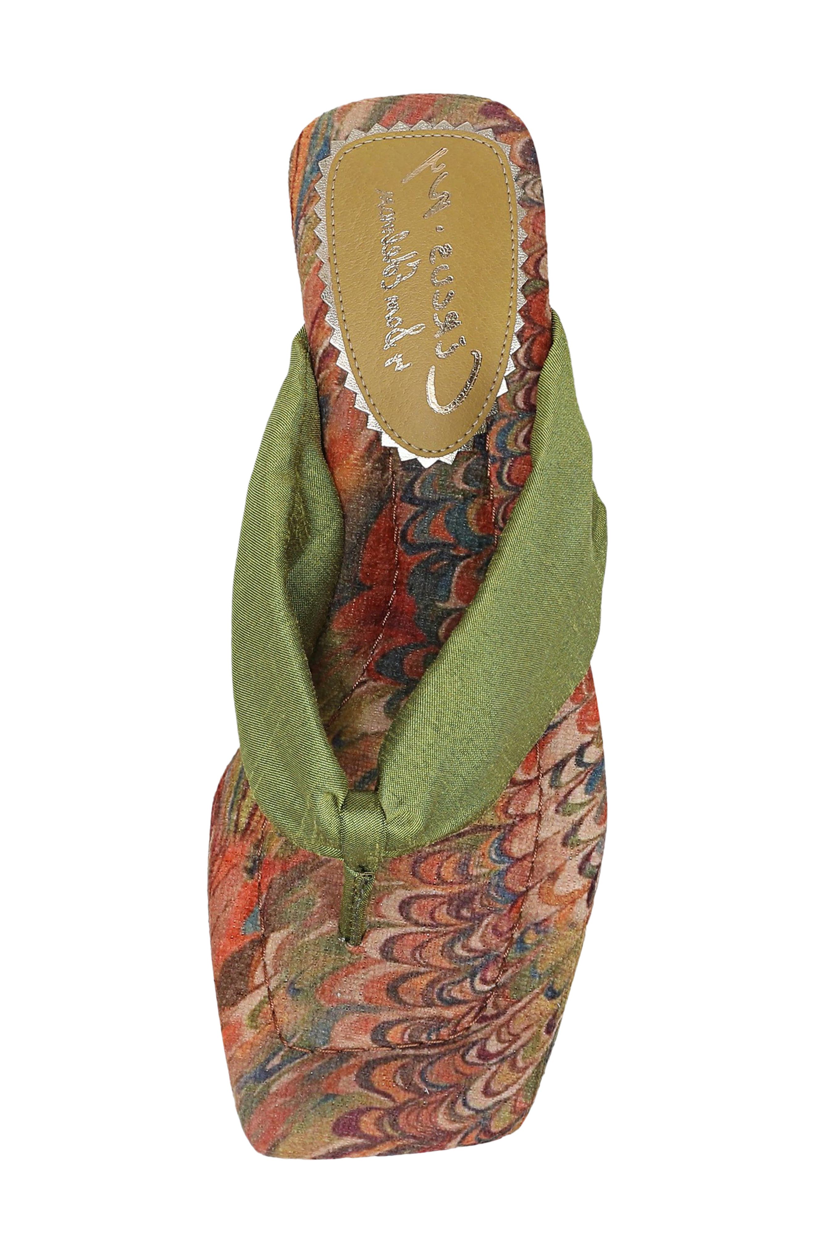 Colette Block Heel Sandal, Alternate, color, GREEN FERN