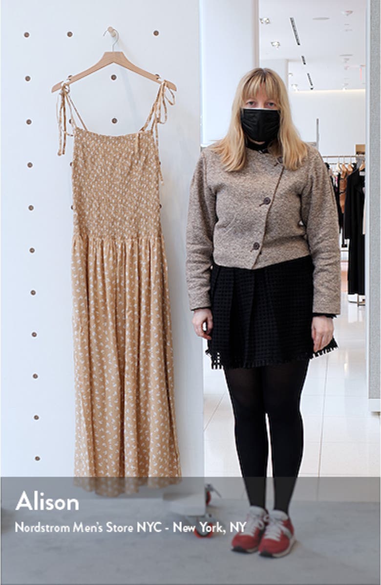 Emmy Floral Silk Sundress, sales video thumbnail