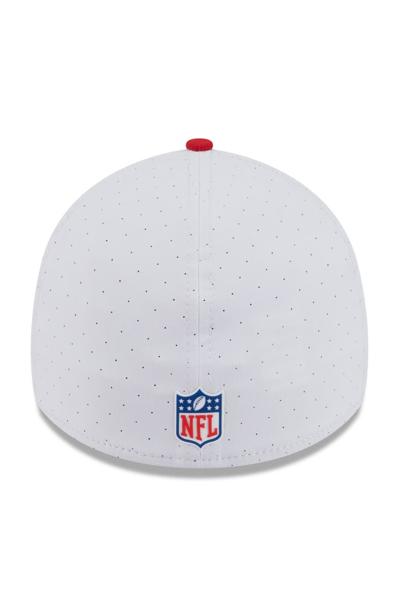 New Era Men's New Era White/Red Buffalo Bills 2025 NFL Training Camp Throwback Logo 39THIRTY Flex Hat, Alternate, color, White