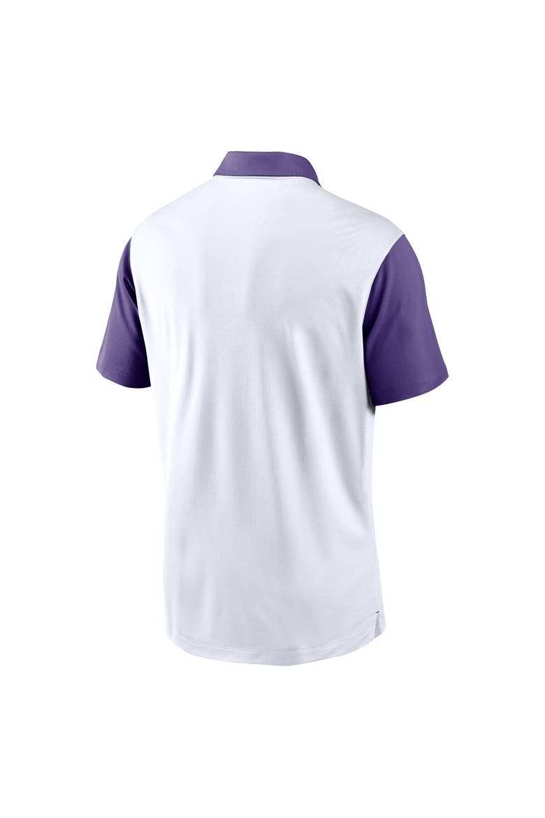 Men's Nike White LSU Tigers Primetime Campus Vapor Performance Polo, Alternate, color, White